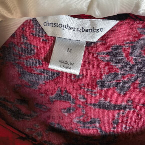 Christopher & Banks Womens Blouse Size M - Picture 4 of 4